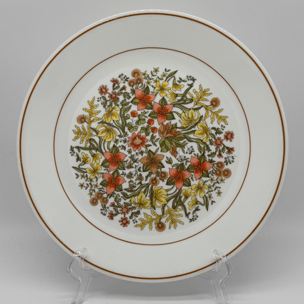 Vintage Corelle Indian Summer Dinner Plate 10" Autumn Floral Corning USA 1970s